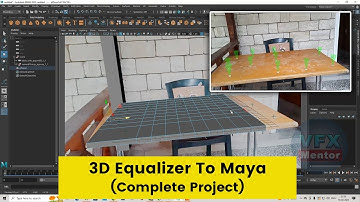 Export Camera Track From 3D Equalizer To Maya | How to import 3q equalizer camera to Maya👍👍