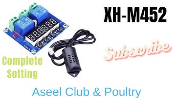 Temperature and Humidity Controller XH M452