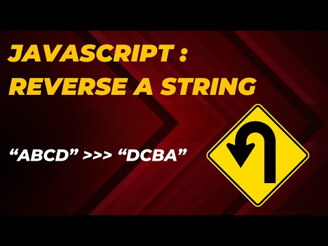 Javascript | Reverse a string #strings #reverse #javascript
