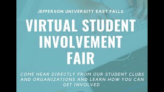 Jefferson University East Falls Virtual Involvement Fair Day 1