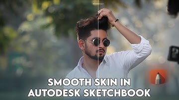 Skin Smooth In MOBILE | Autodesk Sketchbook | How To Smooth Skin In Autodesk Sketchbook | 2021.