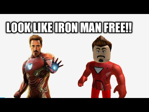 How To Look Like Iron Man In Roblox Free Youtube
