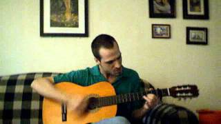 Video thumbnail of "'Fast Car' (Tracy Chapman Cover) Charles Kemp on guitar 18 Oct 2011"