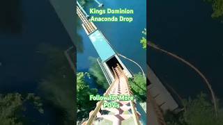 Kings Dominion Anaconda Classic Drop #themepark #themeparkpov #amusementpark #pov