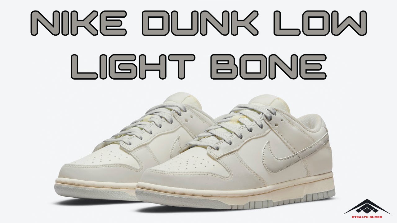 Nike Dunk Low Light Bone Colorway Shoes Exclusive Look & Price 2021 ...