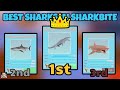 Top 4 best sharks - SharkBite (Roblox)!