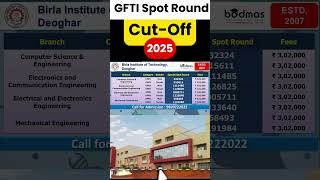 Birla Institute of Technology Deoghar Cutoff 2025 | Branch Wise CSAB Closing Rank #gftis