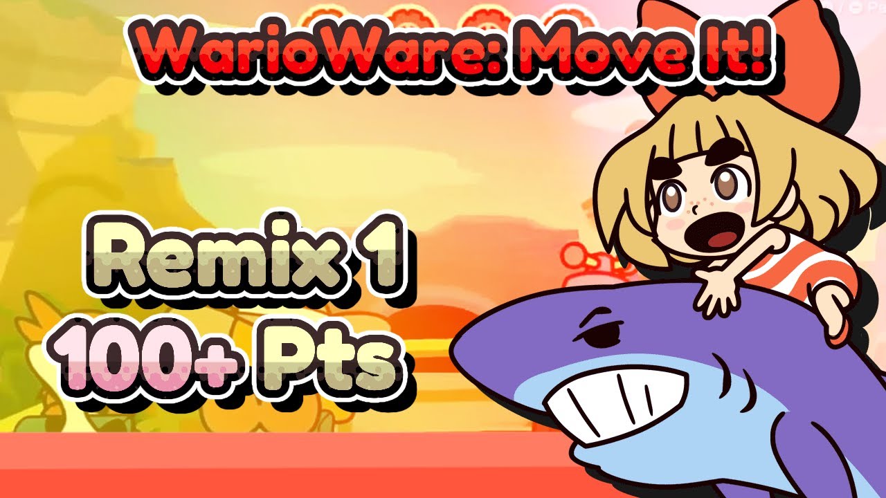 WarioWare: Move It! - Remix 1 - 100+ Points!