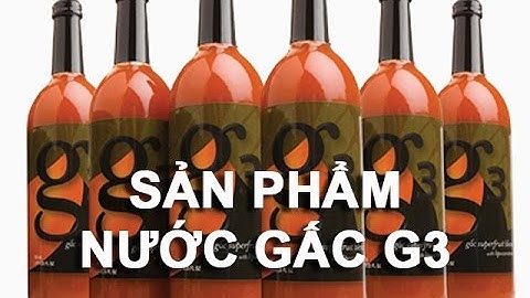 Sản phẩm Nước Gấc G3