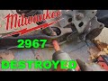 Milwaukee 2967 destroys suspension bolt