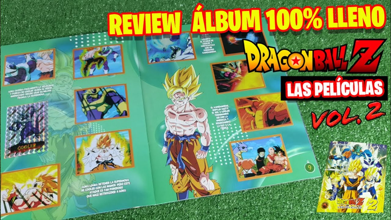 2 Completo A Pegar Album  Dragon Ball Z Las Peliculas Vol 
