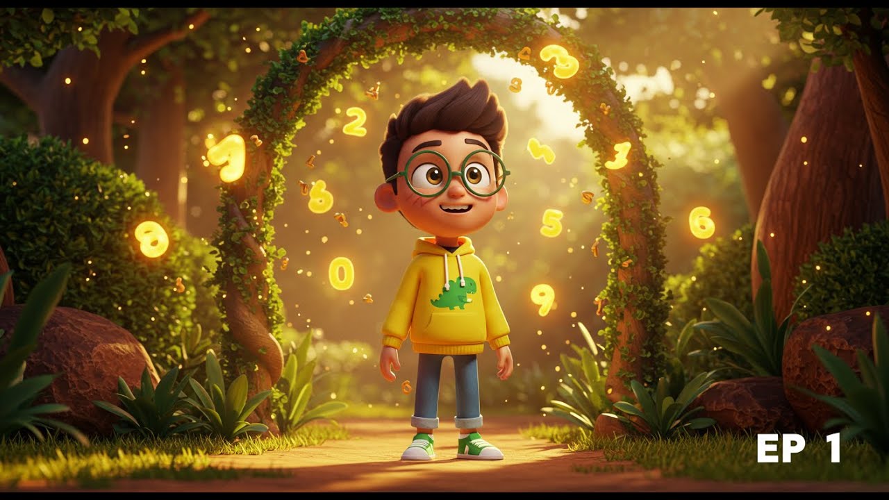 Dino’s Magical Number Garden Adventure | Episode 1: The Glowing Garden Awakens