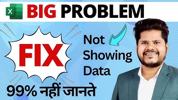 FIX Excel Big Problem -  Excel Opening Blank Workbook ( Not Showing Data )