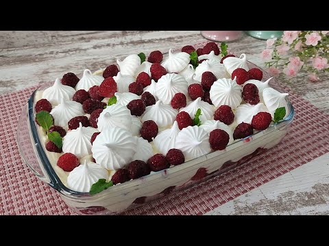 Знаменитый десерт МАЛИНОВЫЙ СОН Вкуснее торта Со вкусом мороженого Без желатина