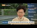 Hong Kong Chief Executive Lam on Trade, Artificial Islands, Property Market, Autonomy