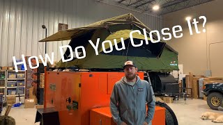 How To Close 23ZERO Walkabout Rooftop Tent.