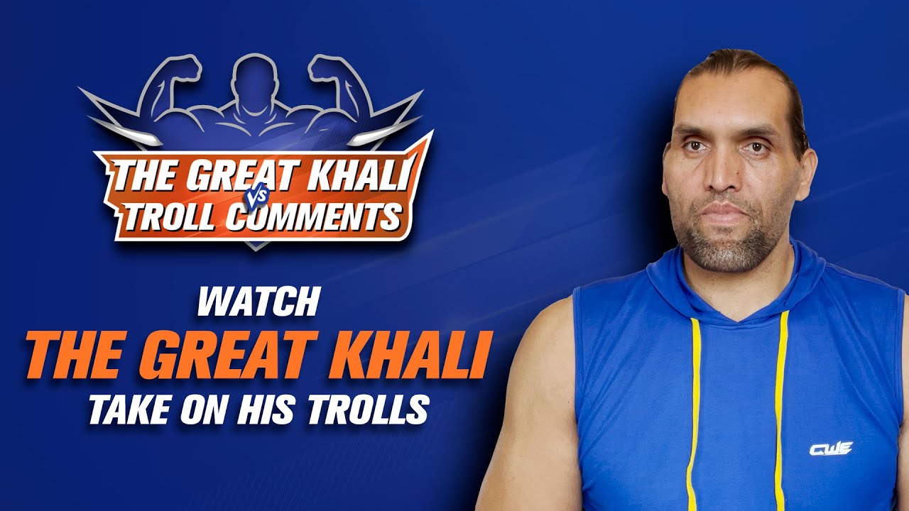 The Great Khali Vs Troll Comments | Brought to you by CashKaro | 