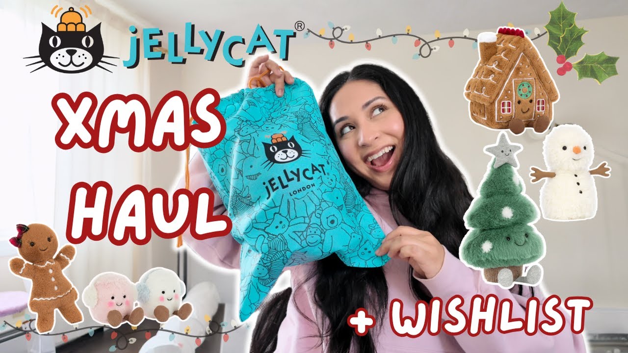 ALL MY CHRISTMAS JELLYCATS + Jellycat xmas wishlist!!! - YouTube