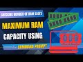 Checking Number of RAM Slots and Maximum RAM Capacity using Command Prompt