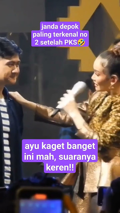 ayu kaget ada penonton yang bersuara emas, j4nd4 Depok paling keren!