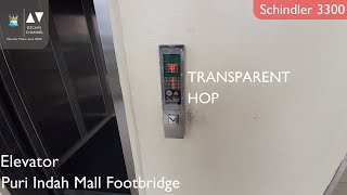 Schindler 3300 Traction Elevator - Puri Indah Mall Footbridge