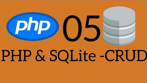 5 - حذف البيانات من قاعدة البيانات sqlite عبر php