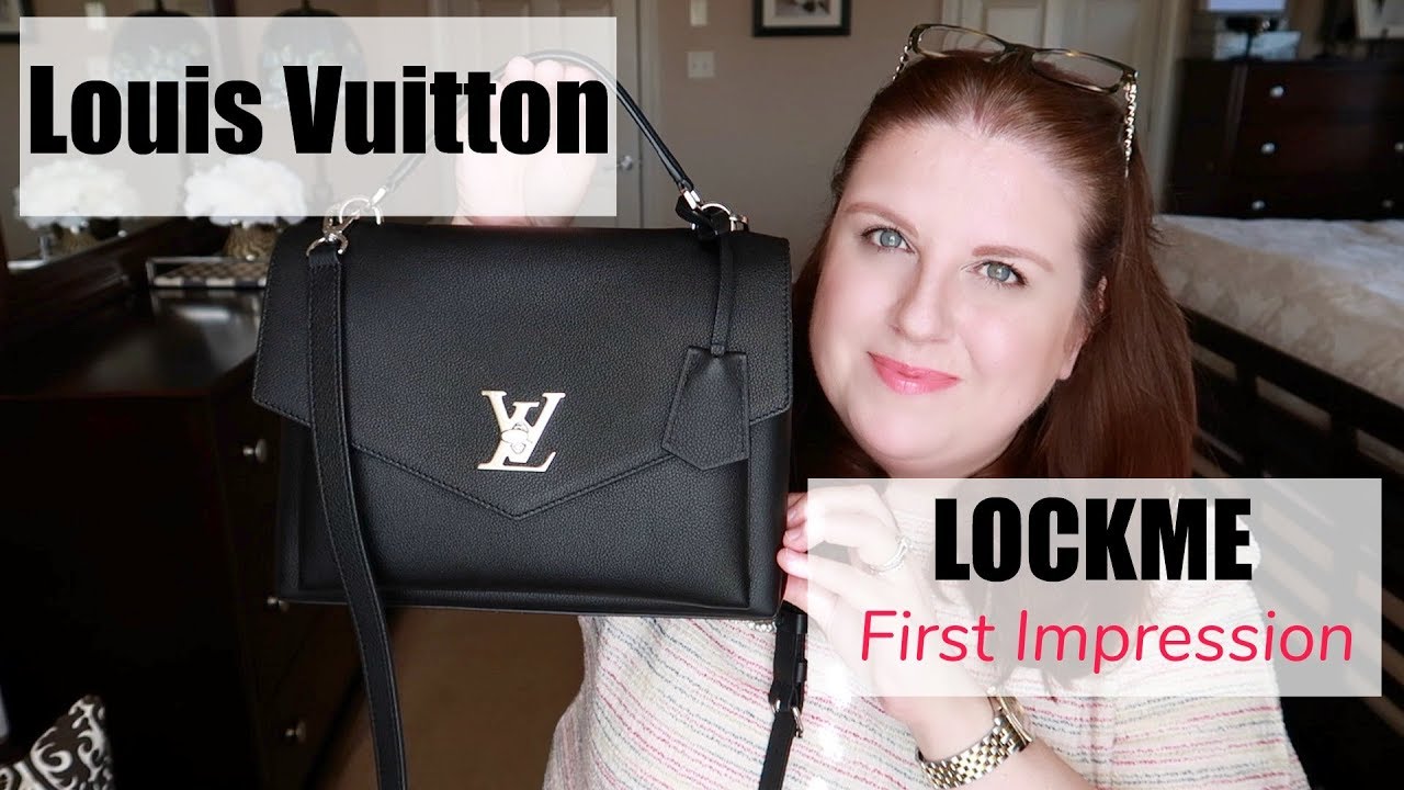 LouisVuitton LOCKME  First Impression and What's In My Bag 