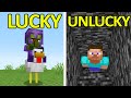 LUCKIEST vs UNLUCKIEST Minecraft Moments #4