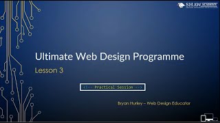 Web design | M2L6 | Lesson 3 | Mobile first design - Part 2 | Shaw Academy
