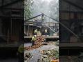 “From Ruins to Radiance: The Glass Cabin Night Transformation”#shorts#cunstructionprojects#viral