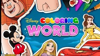 Disney Coloring World App Tour screenshot 1