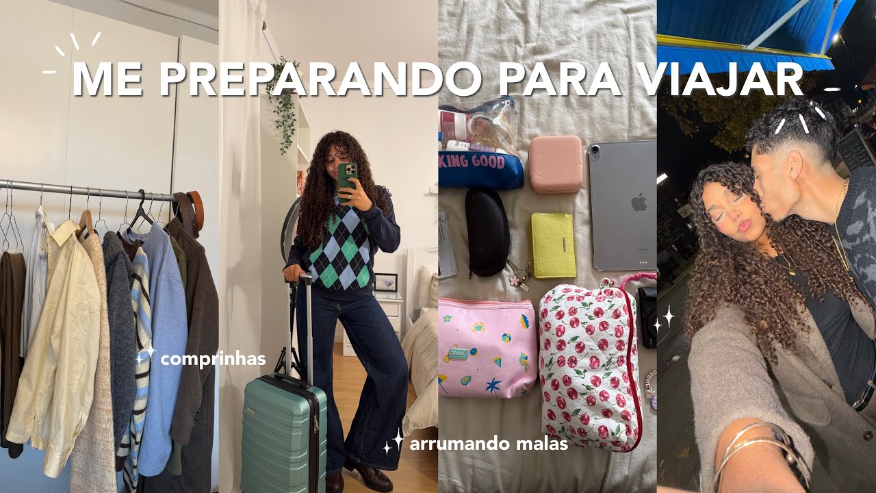 VLOG: me preparando para viajar | arrumando as malas, comprinhas e mais