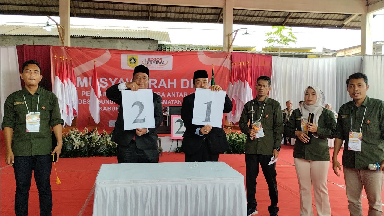 MUSYAWARAH DESA PEMILIHAN KEPALA DESA PENGGANTIAN ANTAR WAKTU (PAW) DESA GUNUNG PICUNG KEC.PAMIJAHAN