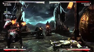 Liu Kang Flame Fist Combo Compilation Part 2