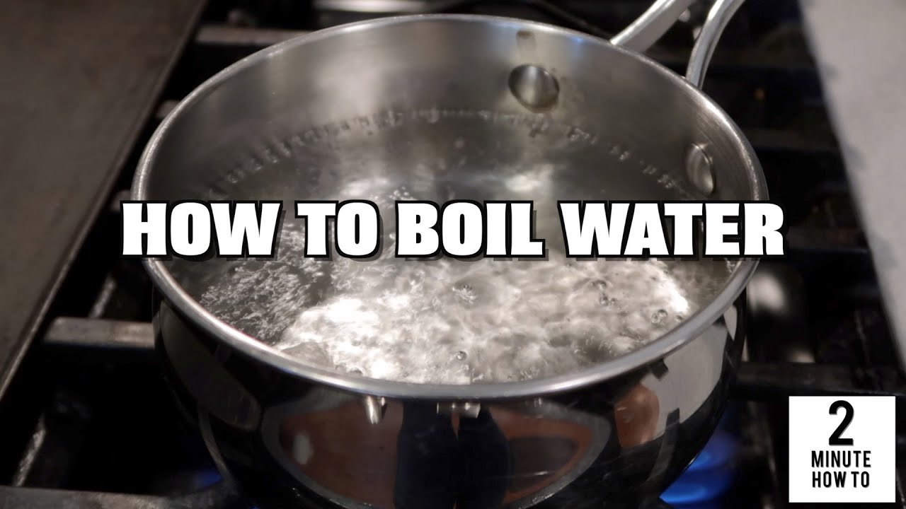 How to Boil Water Recipe 