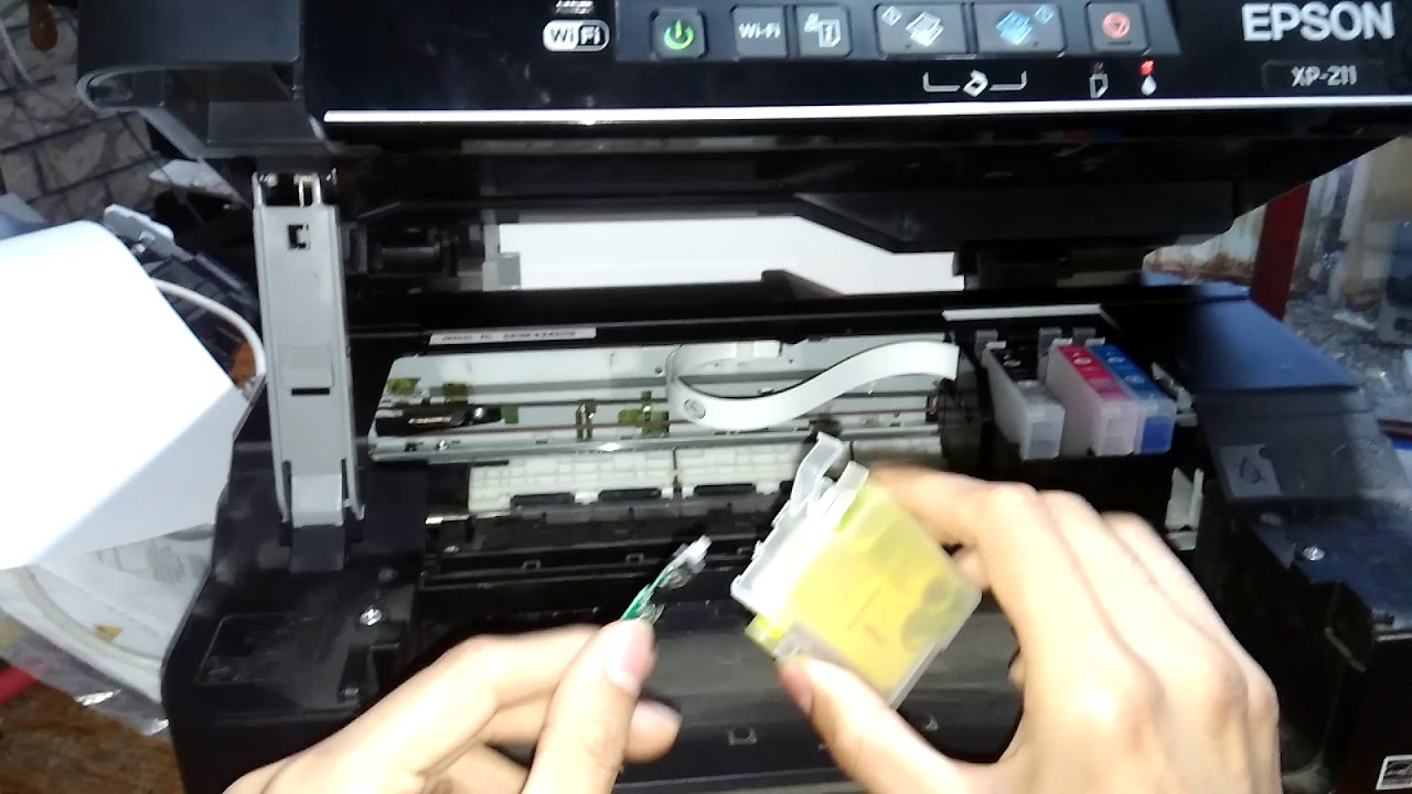 Solucion cartuchos reseteables epson xp-211 por micwerm - YouTube