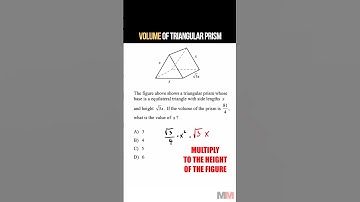 Volume of Triangular Prism Geometry SAT ACT Practice
