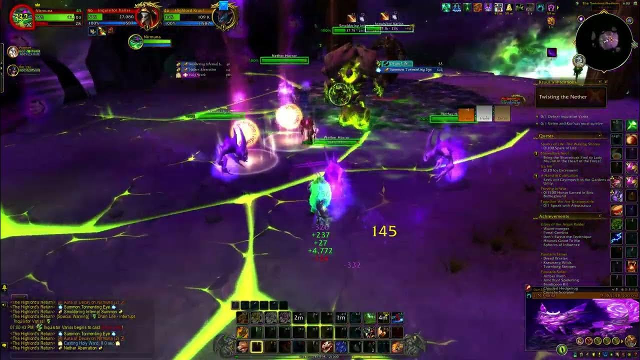 World of Warcraft Guardian Druid Mage Tower Dragonflight 10.0.5 YouTube