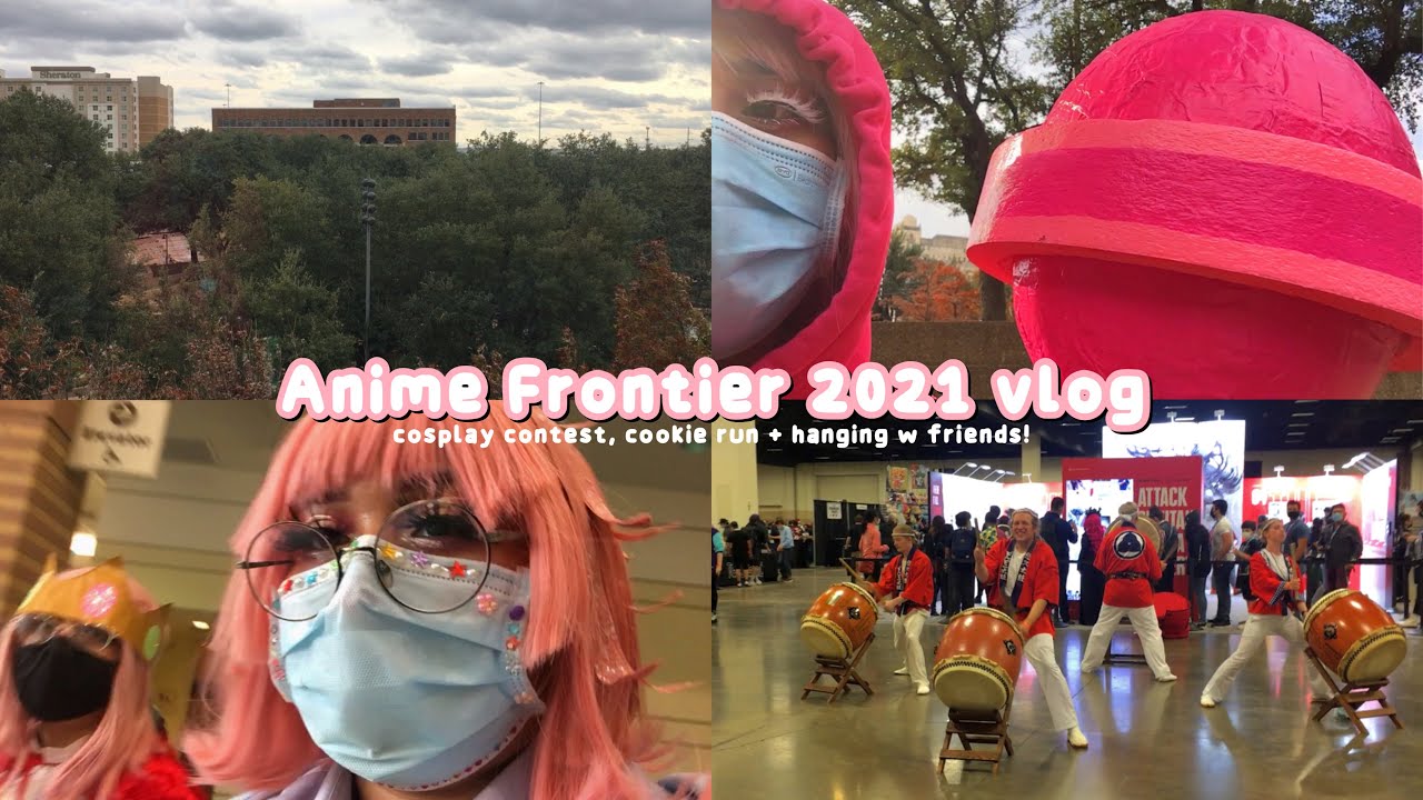 anime frontier 2021, cookie run cosplay + cos contest i♡n vlog YouTube