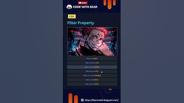 🔥🔥Exploring the CSS Filter Property #shorts #ytshorts #viral #viralshorts #shortsfeed #feed #short