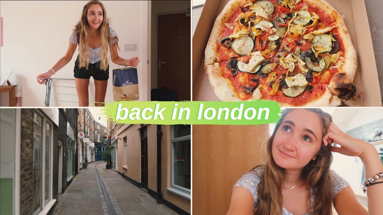 chatty vlog // finally back in london after FOUR MONTHS in lockdown !!