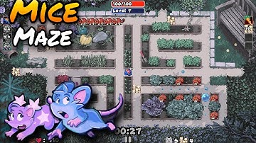 Maze Mice Gameplay (Android/iOS) | Roguelike Arcade Survival Game 