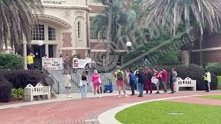 Leftist students continue to demand FSU faculty stand against Desantis