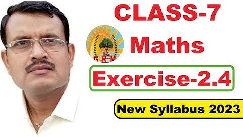 Class 7 maths Chapter 2 | Fractions and Decimals | Exercise 2.4 | New Syllabus