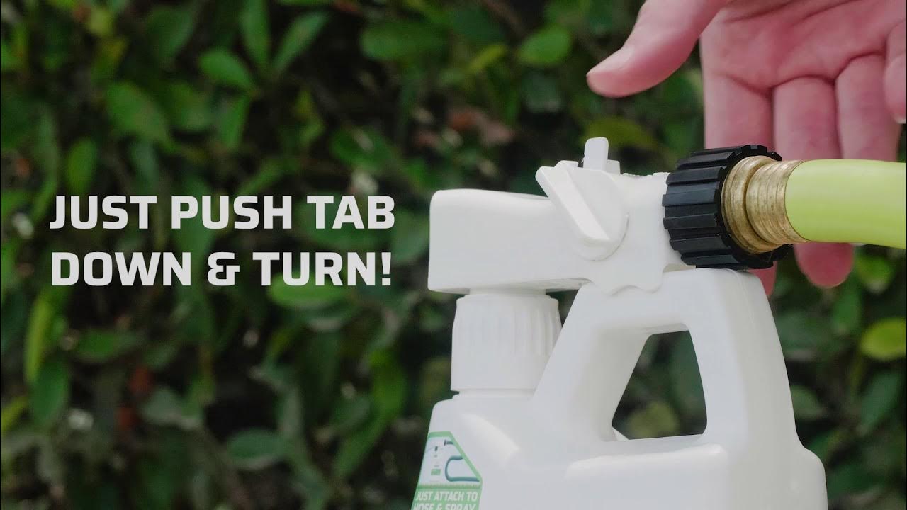 How to Turn On a ReadytoUse Wondercide Yard Sprayer YouTube