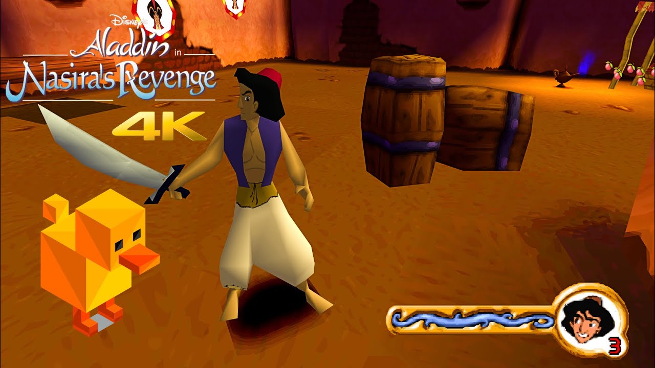 DuckStation 0.1-3047 | Disney's Aladdin in Nasira's Revenge 4K UHD | PS1  Emulator Gameplay - YouTube