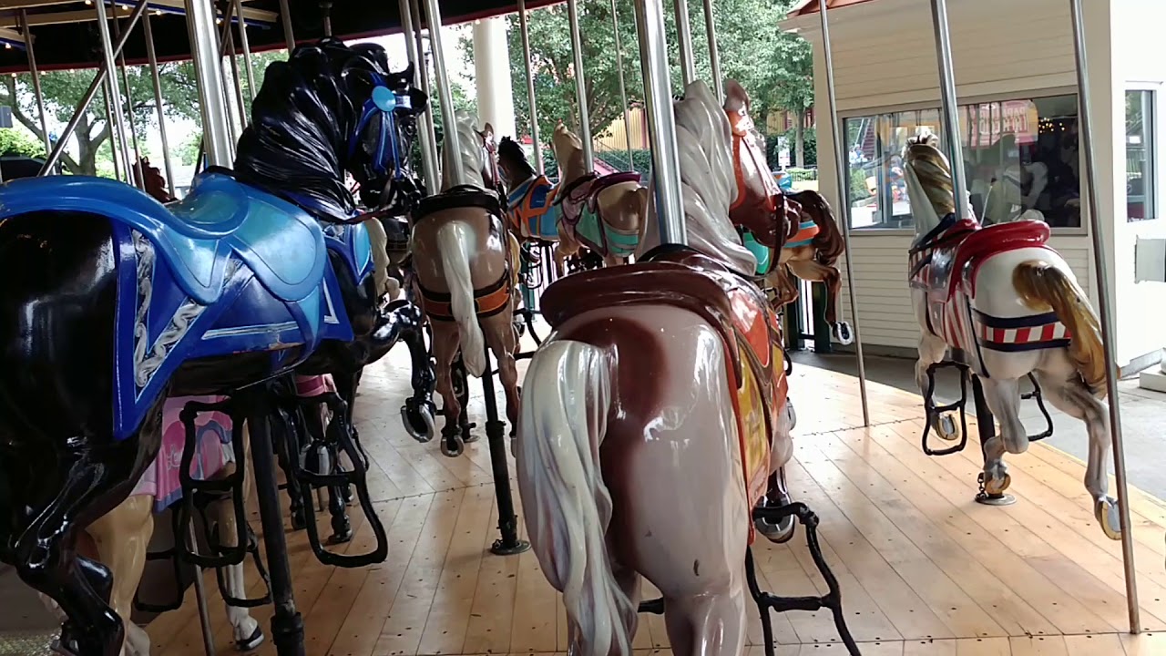 The carousel at Carowinds old people's Thrill Ride