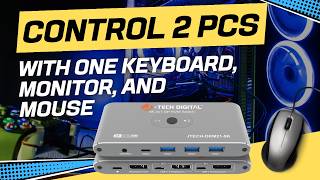Control TWO PCs with ONE Setup! | 8K DisplayPort KVM Switch