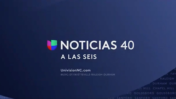 En vivo: Noticias Univision 40 North Carolina | 6 PM, 27 de enero de 2023