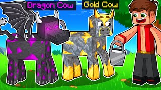 ماين كرافت ولكن يمكنك حلب ابقار الموارد! (تنين البقره!)😱 - Dragon Cow